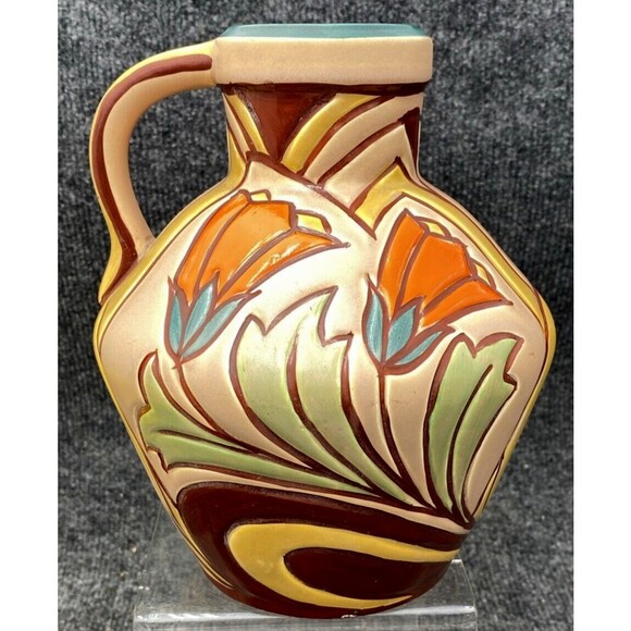 Thomas Forester & Sons (Ltd)  Phoenix Works, Longton Floral Jug Pottery 1920's - Picture 1 of 16